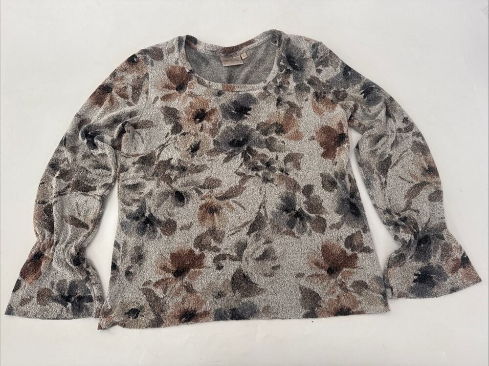 Dantelle Lightweight Sweater Women's Large Floral